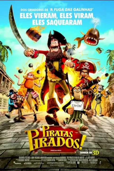 Cartaz de Piratas Pirados!