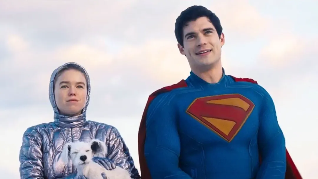 Cena do encontro em Supergirl e Superman