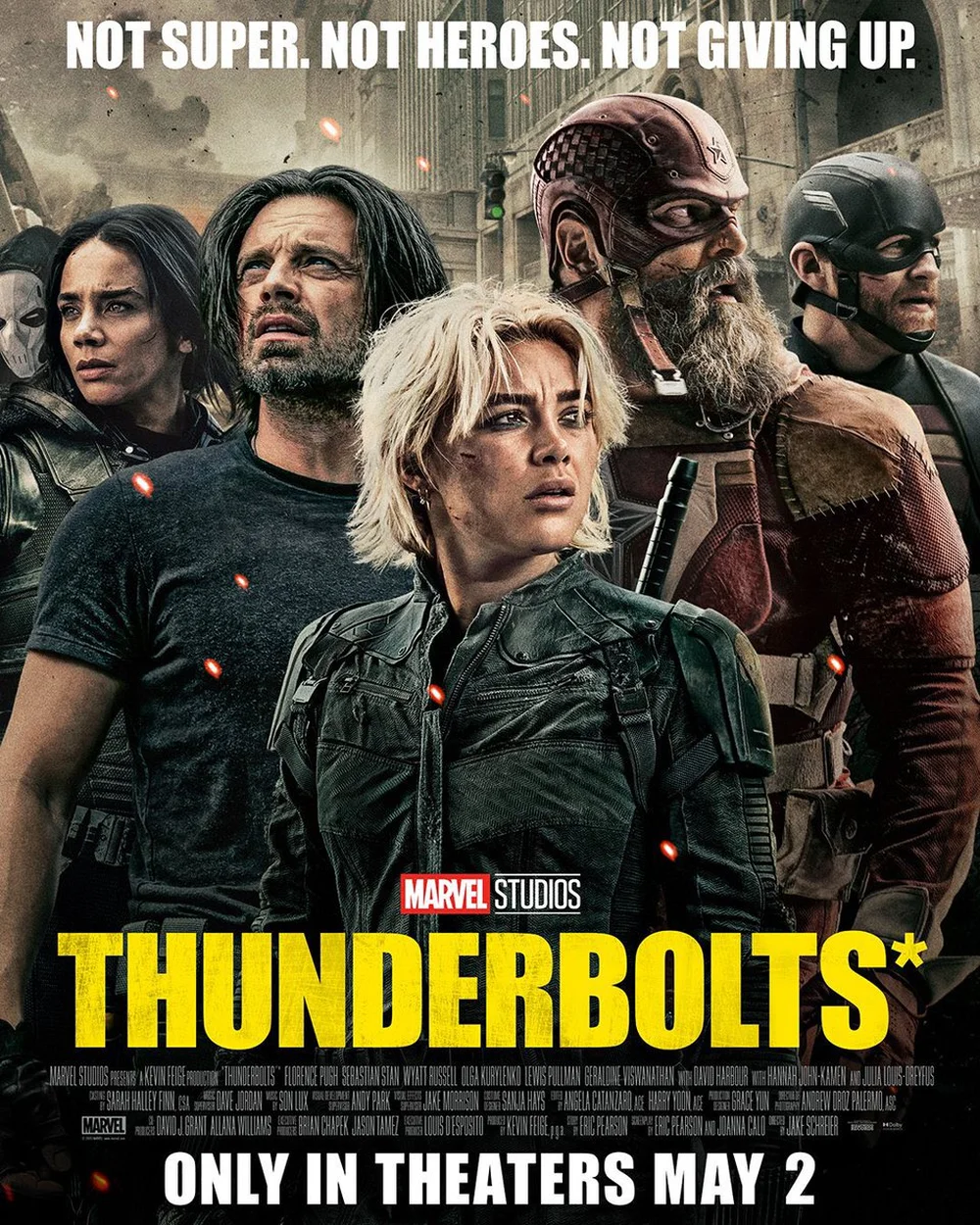 Cartaz do filme Thunderbolts* – Divulgação/Walt Disney Pictures