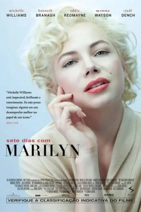Cartaz de Sete Dias com Marilyn