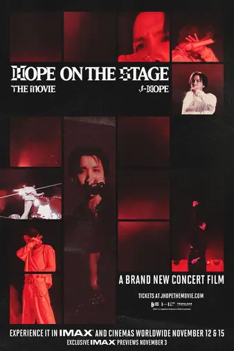Pôster do filme j-hope Tour ‘HOPE ON THE STAGE’ THE MOVIE