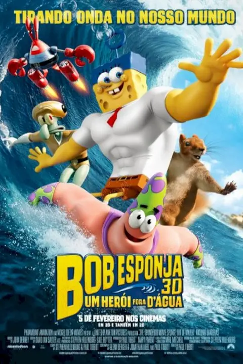 Cartaz de Bob Esponja - Um Herói Fora D'Água