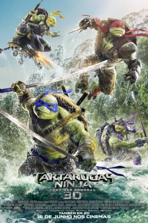 Cartaz de As Tartarugas Ninja - Fora das Sombras