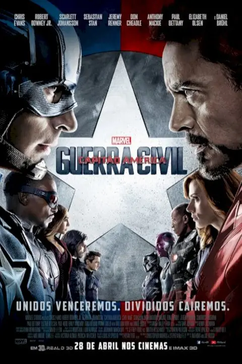 Cartaz de Capitão América: Guerra Civil