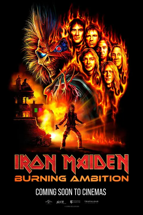 Cartaz de Iron Maiden: Burning Ambition