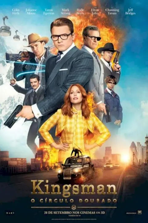 Cartaz de Kingsman: O Círculo Dourado