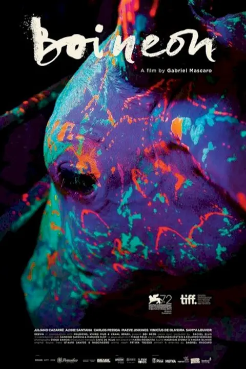 Cartaz de Boi Neon