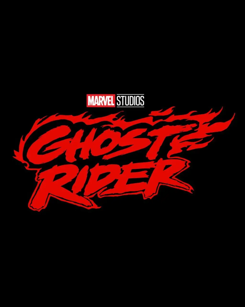 Logo do filme solo do Motoqueiro Fantasma dirigido por Shawn Levy