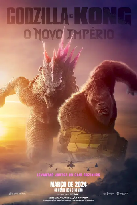 Cartaz de Godzilla e Kong: O Novo Império