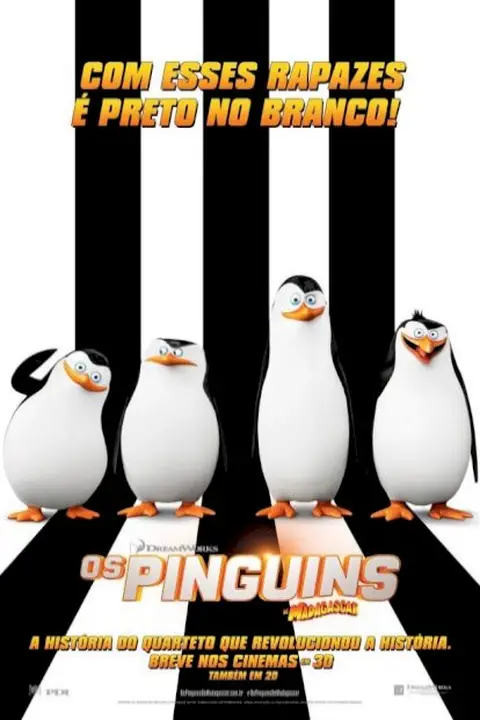 Cartaz de Os Pinguins de Madagascar