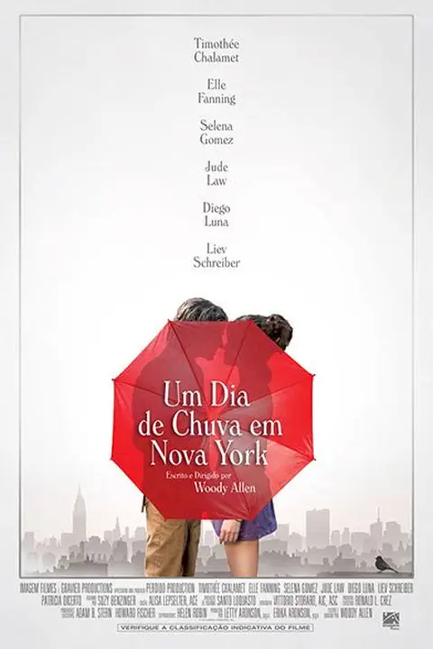 Cartaz de Um Dia de Chuva em Nova York