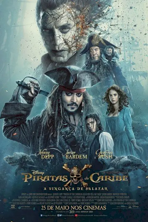 Cartaz de Piratas do Caribe - A Vingança de Salazar
