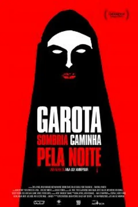 Cartaz de Garota Sombria Caminha pela Noite