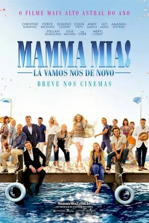 Cartaz de Mamma Mia! Lá Vamos Nós de Novo