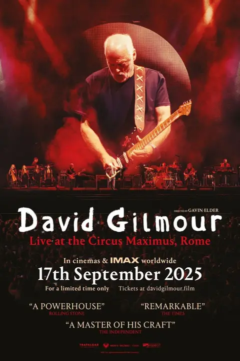 Cartaz de David Gilmour Live at the Circus Maximus, Rome