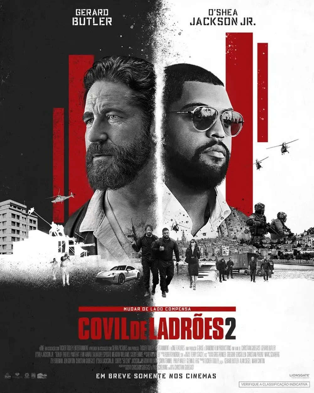 Cartaz do filme Covil de Ladrões 2 – Divulgação/Diamond Films