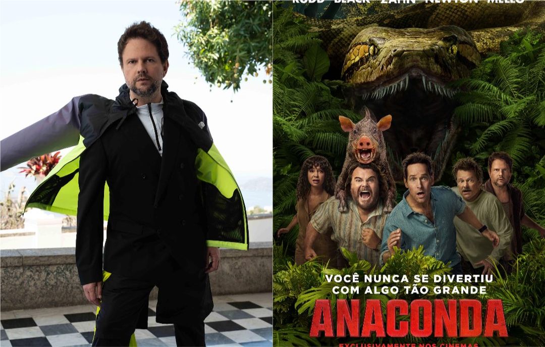 Selton Mello será o grande homenageado na CCXP25 e Anaconda terá um painel no palco Thunder (Crédito: Montagem/Divulgação)