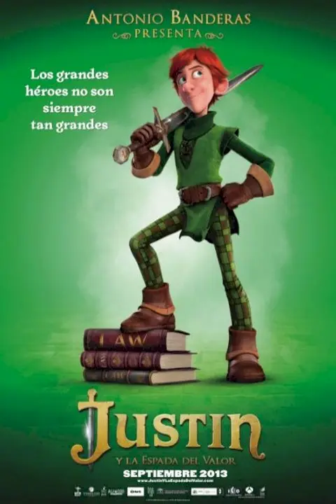Cartaz de Justin e a Espada da Coragem